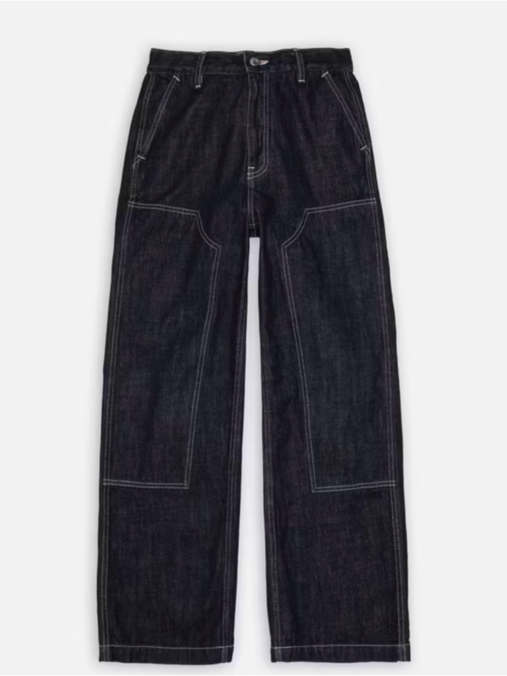 Nudie Jeans Women's Wendy High Rise Dark Indigo Carpenter Jeans